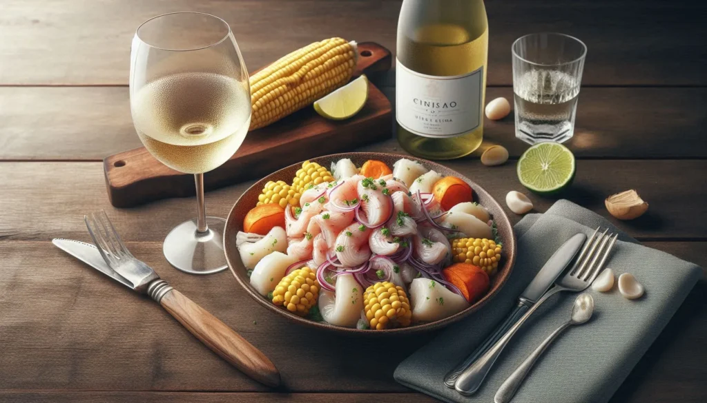 maridaje de vinos con platos peruanos