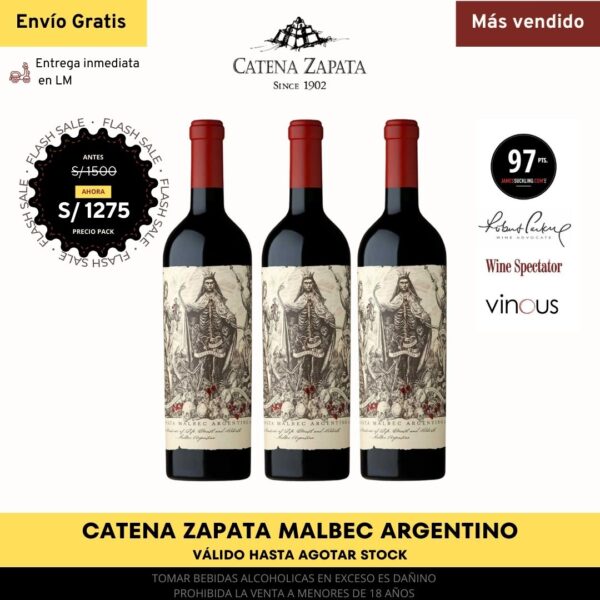 Pack Catena Zapata Malbec Argentino